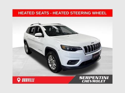 Bright White Clearcoat 2019 Jeep Cherokee Latitude