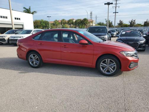 Red Metallic 2024 Volkswagen Jetta 1.5T SE
