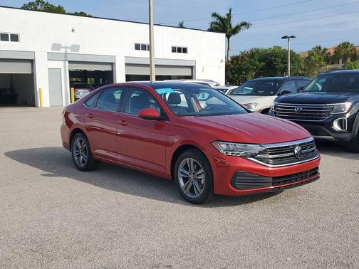 Red Metallic 2024 Volkswagen Jetta 1.5T SE