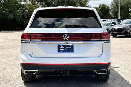 Opal White 2026 Volkswagen Atlas 2.0T SE w/Technology