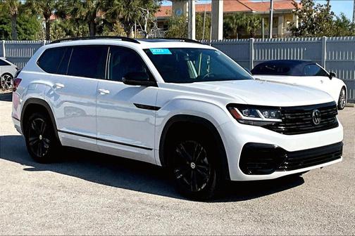 Opal White 2023 Volkswagen Atlas 3.6L SEL