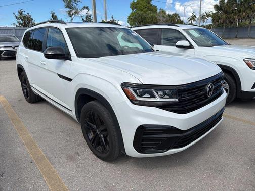Opal White 2023 Volkswagen Atlas 3.6L SEL