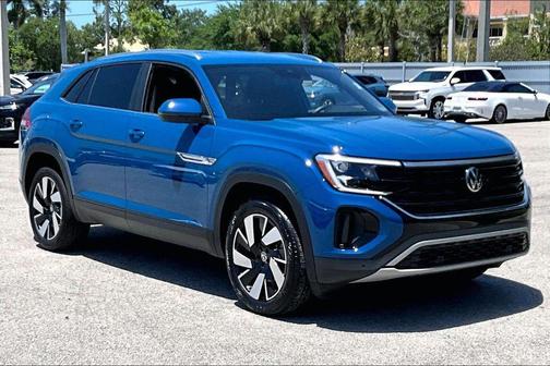 Mountain Lake Blue Metallic 2025 Volkswagen Atlas Cross Sport 2.0T SE w/Technology