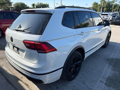 Opal White Pearl 2024 Volkswagen Tiguan 2.0T SE R-Line Black