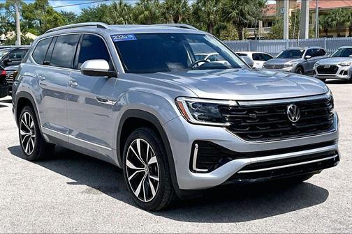 Silver Mist Metallic 2024 Volkswagen Atlas 2.0T SEL Premium R-Line 4MOTION