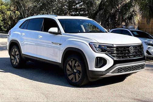 White Pearl 2026 Volkswagen Atlas Cross Sport 2.0T SE w/Technology