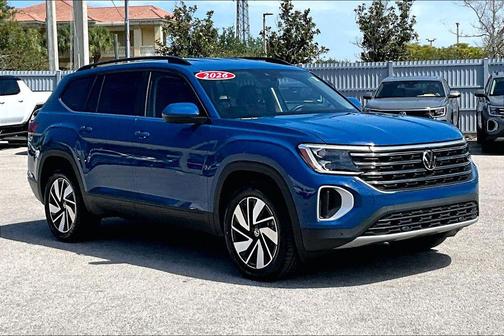 mountain lake blue metallic 2026 Volkswagen Atlas 2.0T SE w/Technology