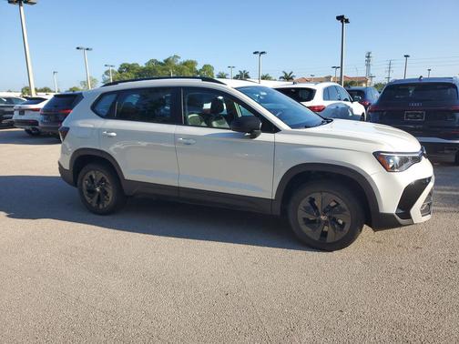 Pure White 2026 Volkswagen Taos S
