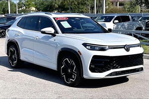 opal white pearl 2026 Volkswagen Tiguan 2.0T SEL R-Line 4MOTION