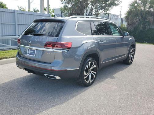 Platinum Gray 2021 Volkswagen Atlas 3.6L SEL Premium