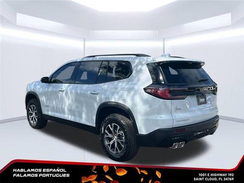 Glacier White 2026 GMC Acadia AT4