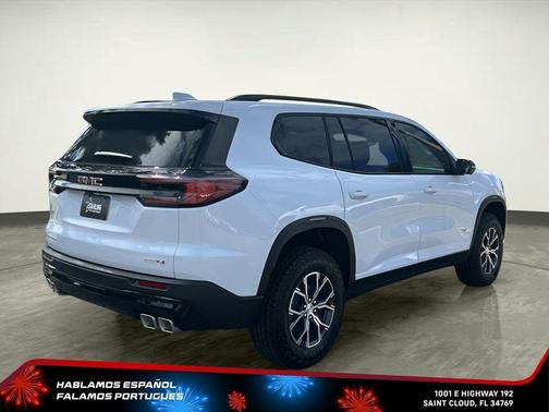Glacier White 2026 GMC Acadia AT4