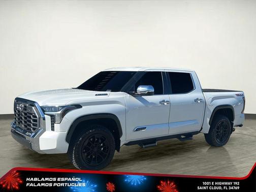 Wind Chill Pearl 2025 Toyota Tundra Hybrid 1794 Edition
