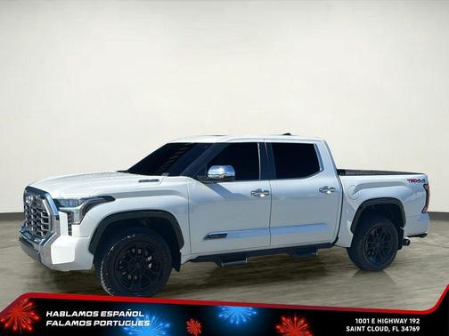 Wind Chill Pearl 2025 Toyota Tundra Hybrid 1794 Edition