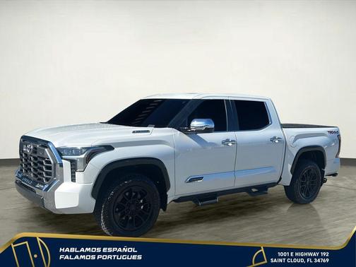 Wind Chill Pearl 2025 Toyota Tundra Hybrid 1794 Edition