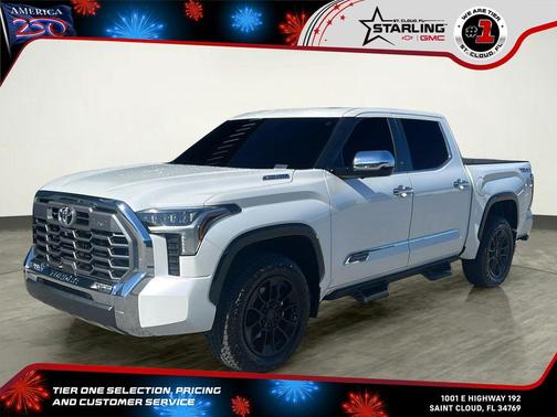 Wind Chill Pearl 2025 Toyota Tundra Hybrid 1794 Edition