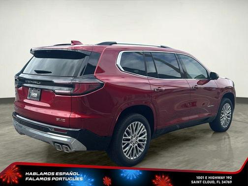 Volcanic Red 2026 GMC Acadia Denali