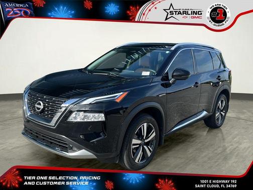 Black 2023 Nissan Rogue Platinum