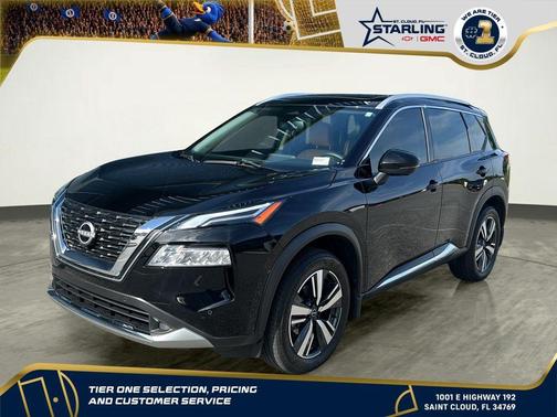 Black 2023 Nissan Rogue Platinum