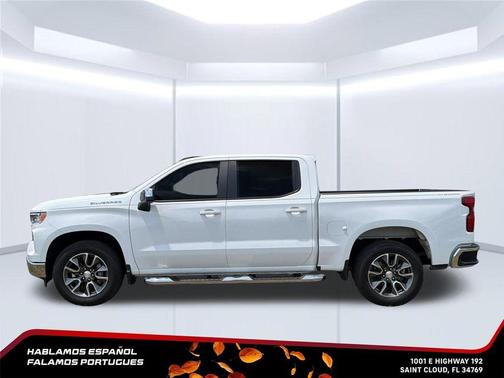 Summit White 2025 Chevrolet Silverado 1500 LT