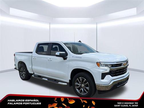 Summit White 2025 Chevrolet Silverado 1500 LT