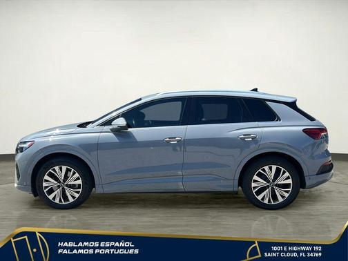 Pebble Gray 2023 Audi Q4 e-tron 40 Premium Plus