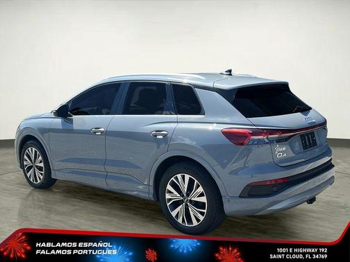 Pebble Gray 2023 Audi Q4 e-tron 40 Premium Plus