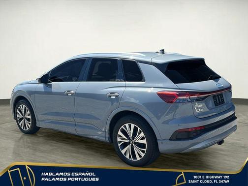 Pebble Gray 2023 Audi Q4 e-tron 40 Premium Plus