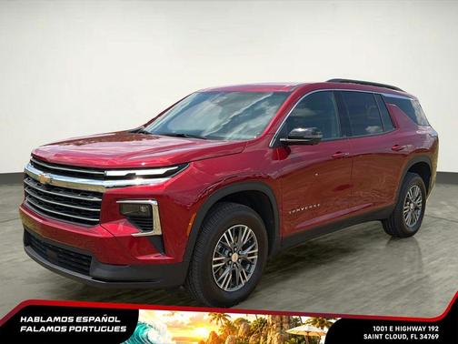 Radiant Red 2025 Chevrolet Traverse LT