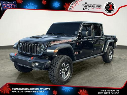 Black Clearcoat 2025 Jeep Gladiator Mojave