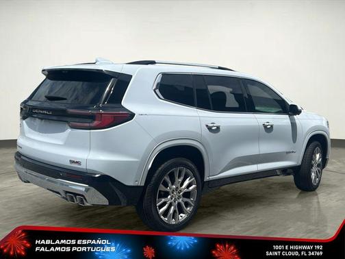 Glacier White 2026 GMC Acadia Denali