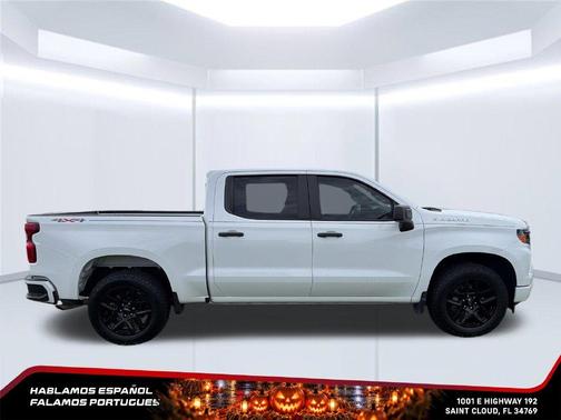 Summit White 2024 Chevrolet Silverado 1500 Custom
