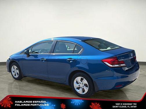 Dyno Blue Pearl 2015 Honda Civic LX