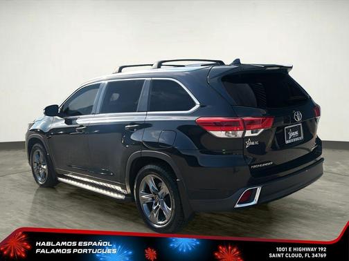 Midnight Black Metallic 2018 Toyota Highlander Limited Platinum