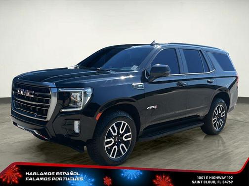 Onyx Black 2022 GMC Yukon AT4