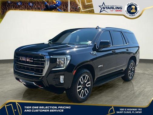 Onyx Black 2022 GMC Yukon AT4