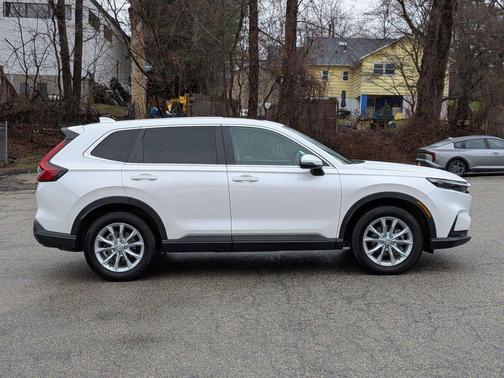 Platinum White Pearl 2025 Honda CR-V EX