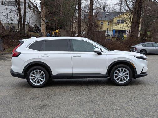 Platinum White Pearl 2025 Honda CR-V EX