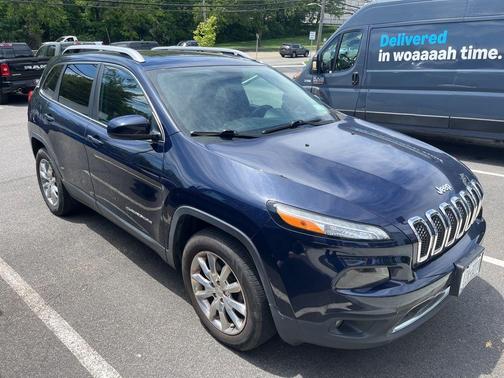 True Blue Pearlcoat 2016 Jeep Cherokee Limited