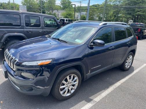 True Blue Pearlcoat 2016 Jeep Cherokee Limited