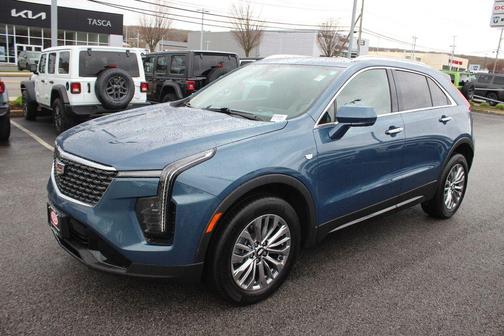 Deep Sea Metallic 2024 Cadillac XT4 Premium Luxury