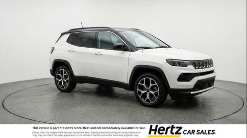 Bright White Clearcoat 2025 Jeep Compass Limited