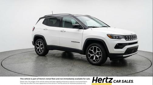 Bright White Clearcoat 2025 Jeep Compass Limited