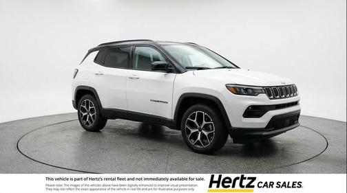 Bright White Clearcoat 2025 Jeep Compass Limited