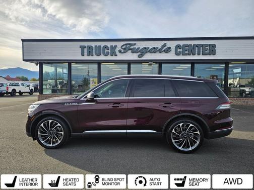 Burgundy Velvet Metallic Tinted Clearcoat 2020 Lincoln Aviator Reserve AWD