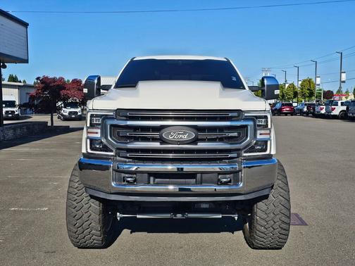 Star White Metallic Tri-Coat 2022 Ford F-350 Platinum
