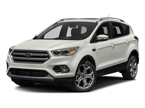 White Platinum Metallic Tri-Coat 2017 Ford Escape Titanium