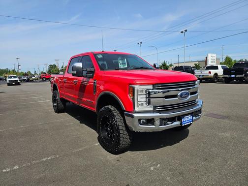 Race Red 2017 Ford F-250 Lariat