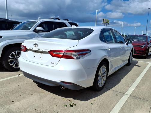 Super White 2020 Toyota Camry LE