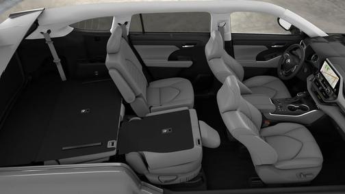 Red 2026 Toyota Highlander Hybrid XLE